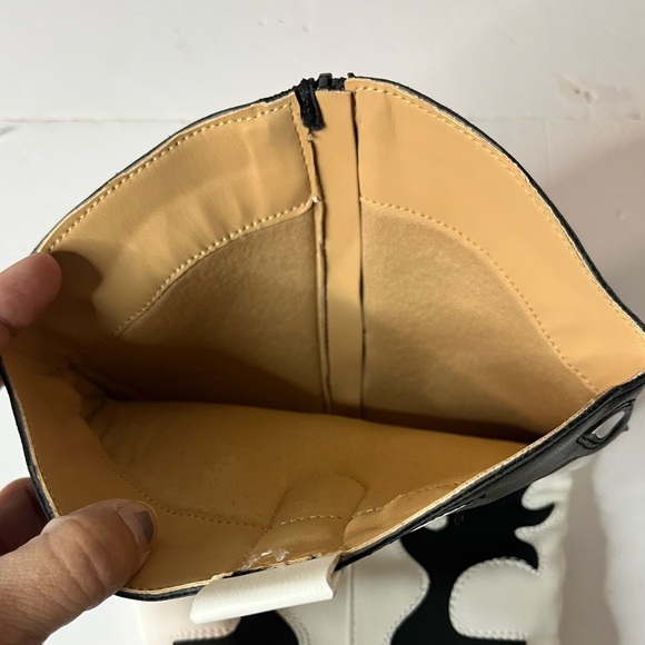 SHEIN Women’s Black & White Western Cowboy Boots Size 9 - BNWT - Picture 5 of 16